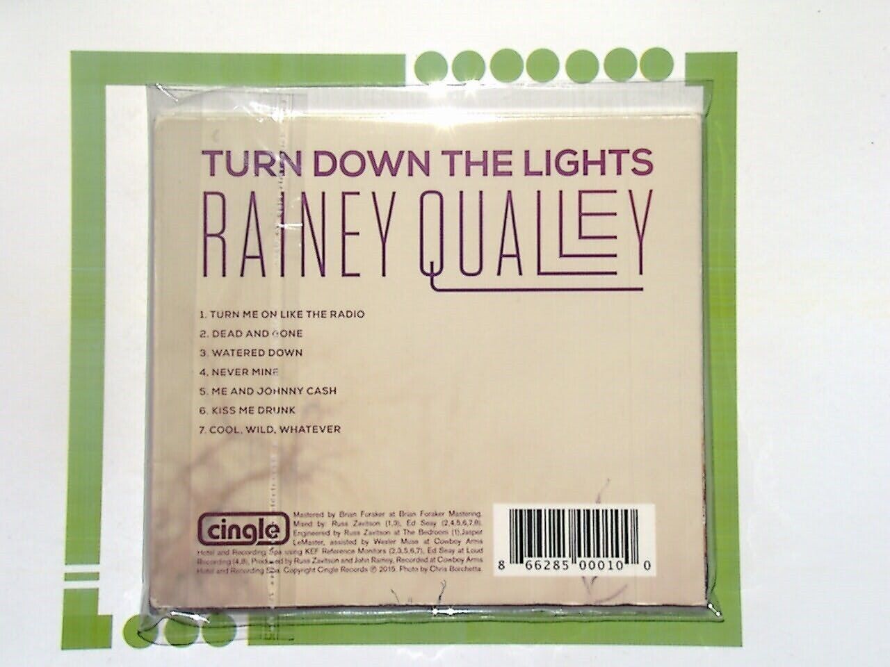 Rainey Qualley Turn Down the Lights CD Mint