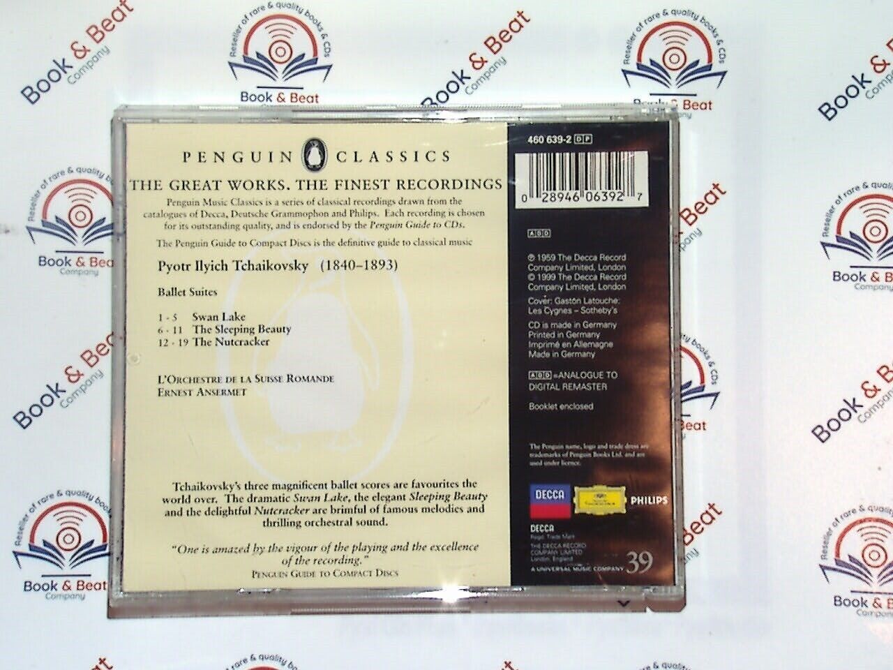 Tchaikovsky: The Nutcracker / Swan Lake / The Sleeping Beauty CD Mint