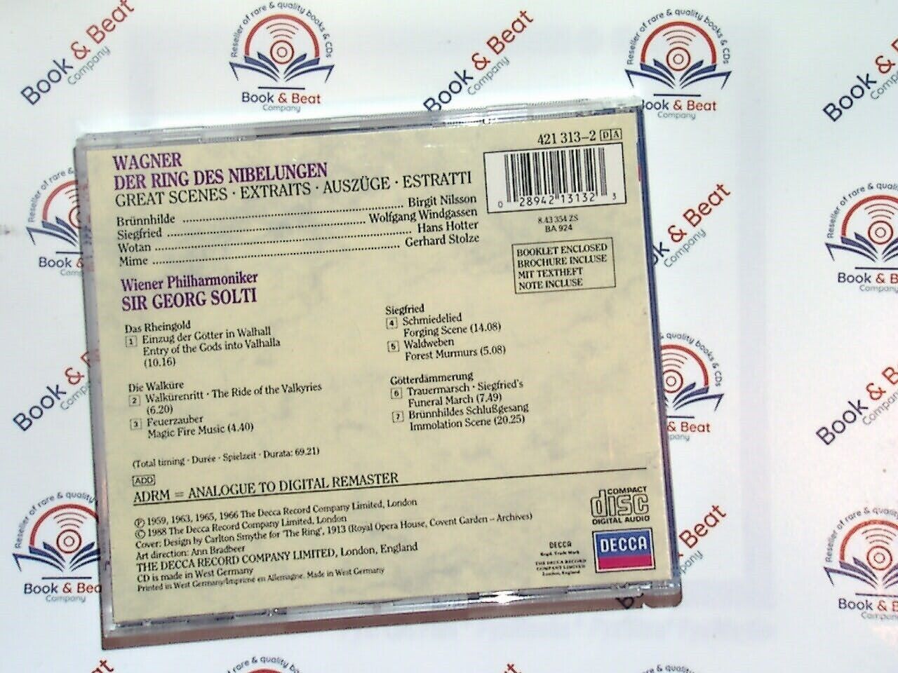 Sir Georg Solti : Wagner - Der Ring des Nibelungen CD Mint