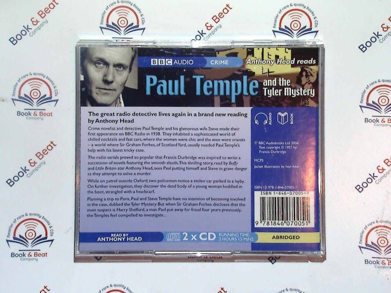 Paul Temple And The Tyler Mystery (Francis Durbridge) BBC Audio 2CD Mint