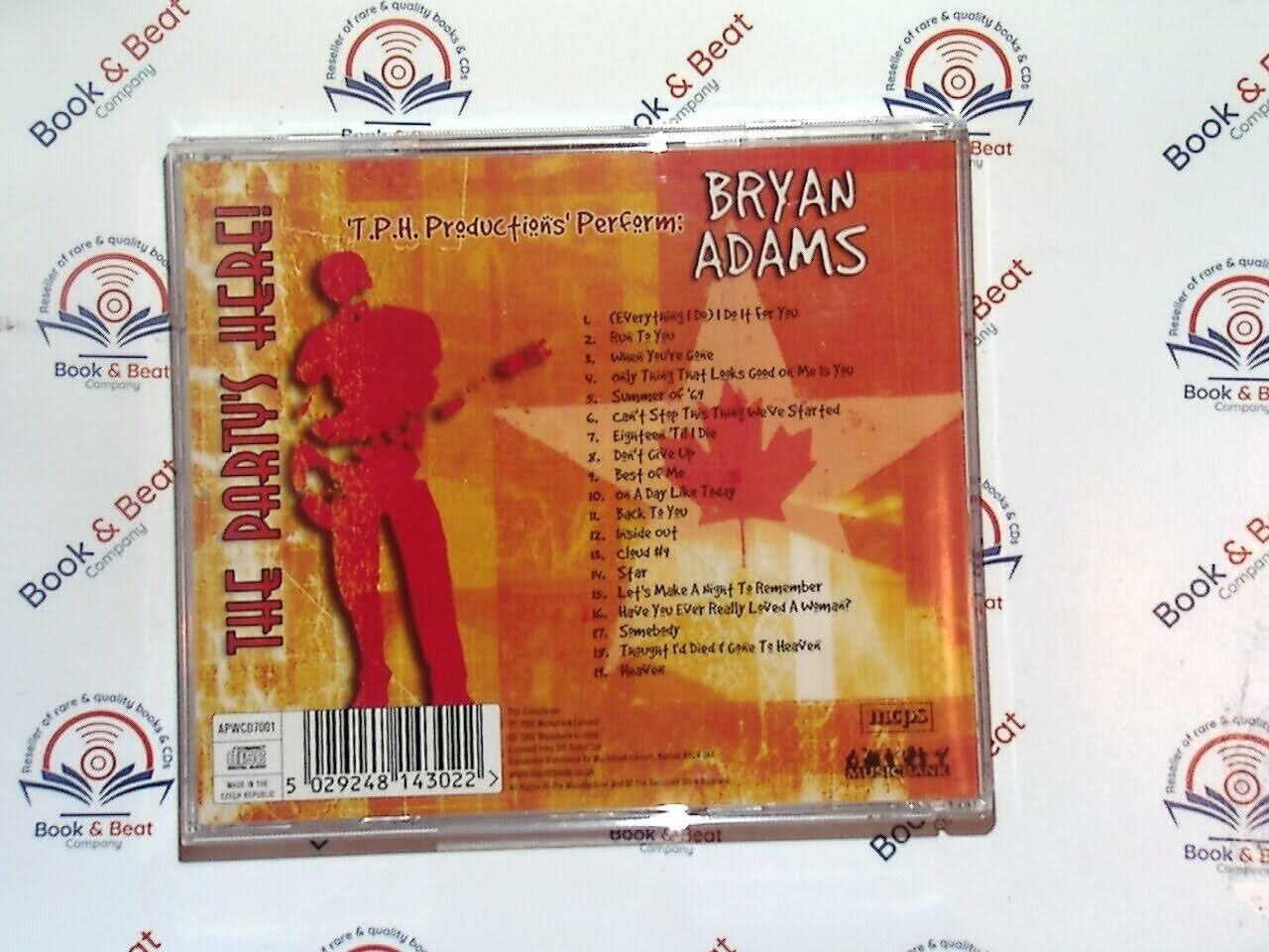 The Party's Here! With Bryan Adams (T.P.H. Productions) CD Mint