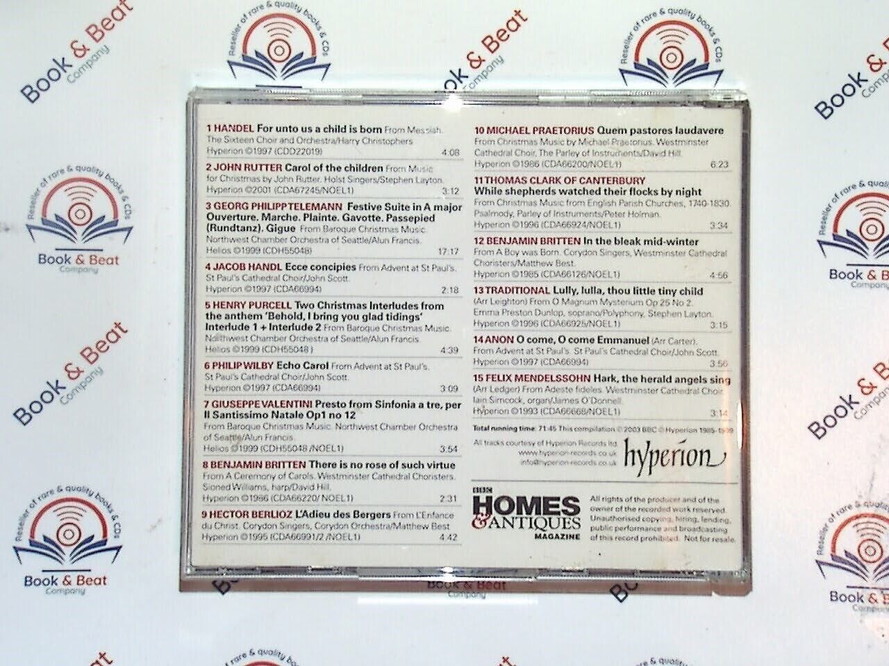 Various - Winter Wonderland : 10 Classic Christmas Carols And Songs CD Mint