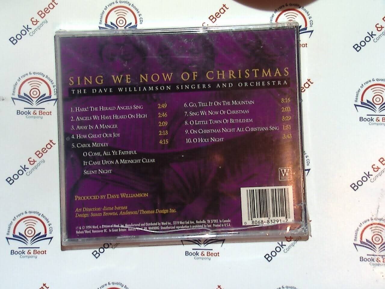 Sing We Now Of Christmas - Dave Williamson Singers & Orchestra CD New & Sealed
