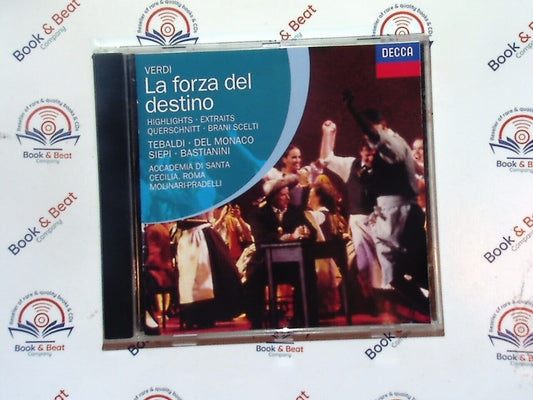 Verdi : La Forza Del Destino Highlights - Tebaldi Del Monaco Siepi  CD VGC