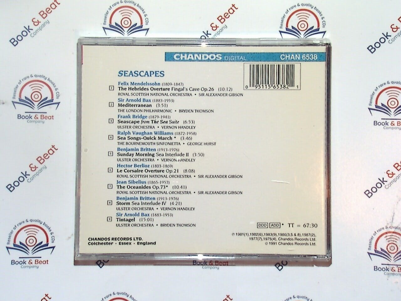 Various Artists - Seascapes : Mendelssohn / Berlioz / Britten / Bax CD VGC