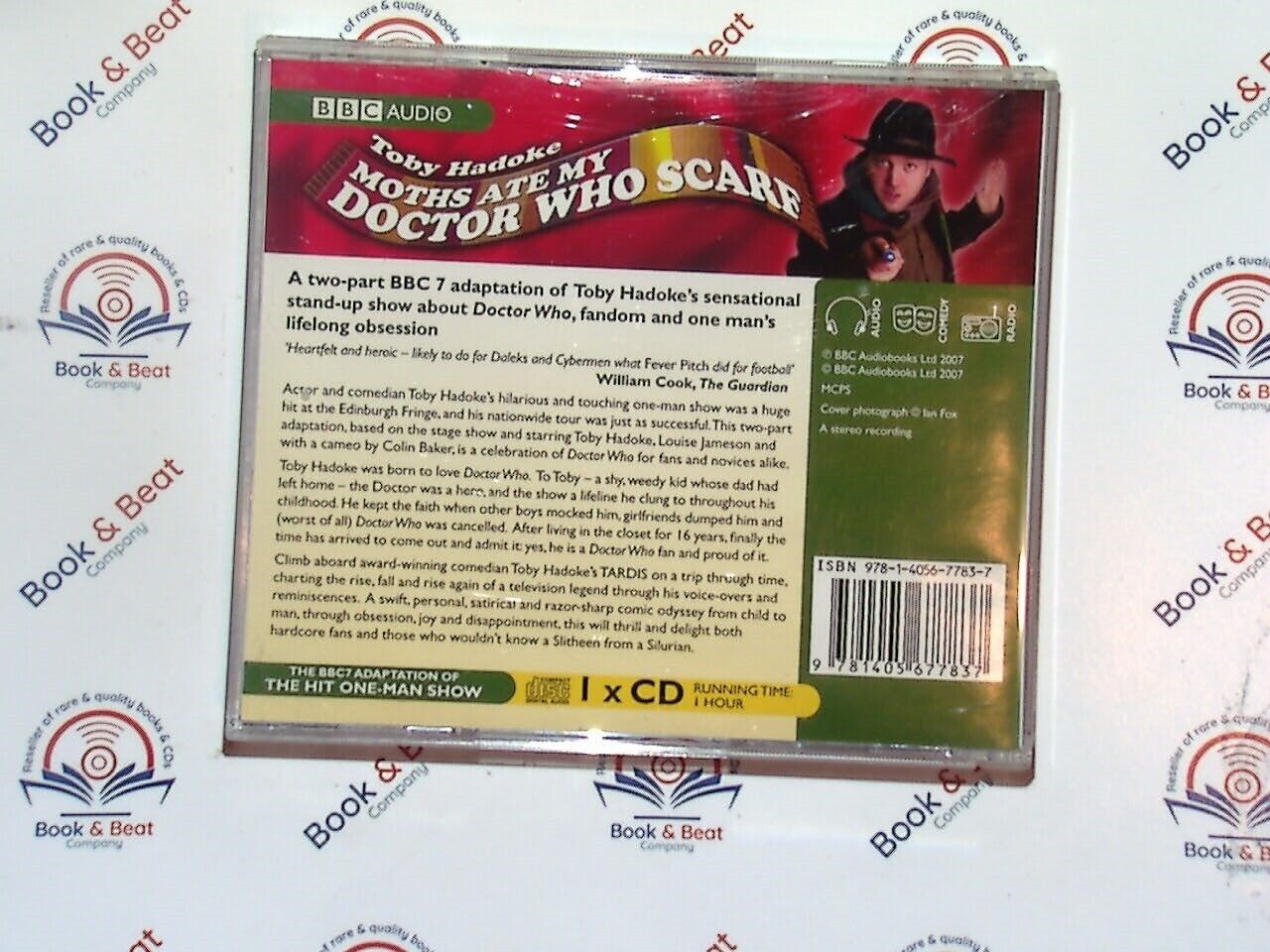 Toby Hadoke - Moths Ate My "Doctor Who" Scarf (BBC Audio) CD Nr Mint
