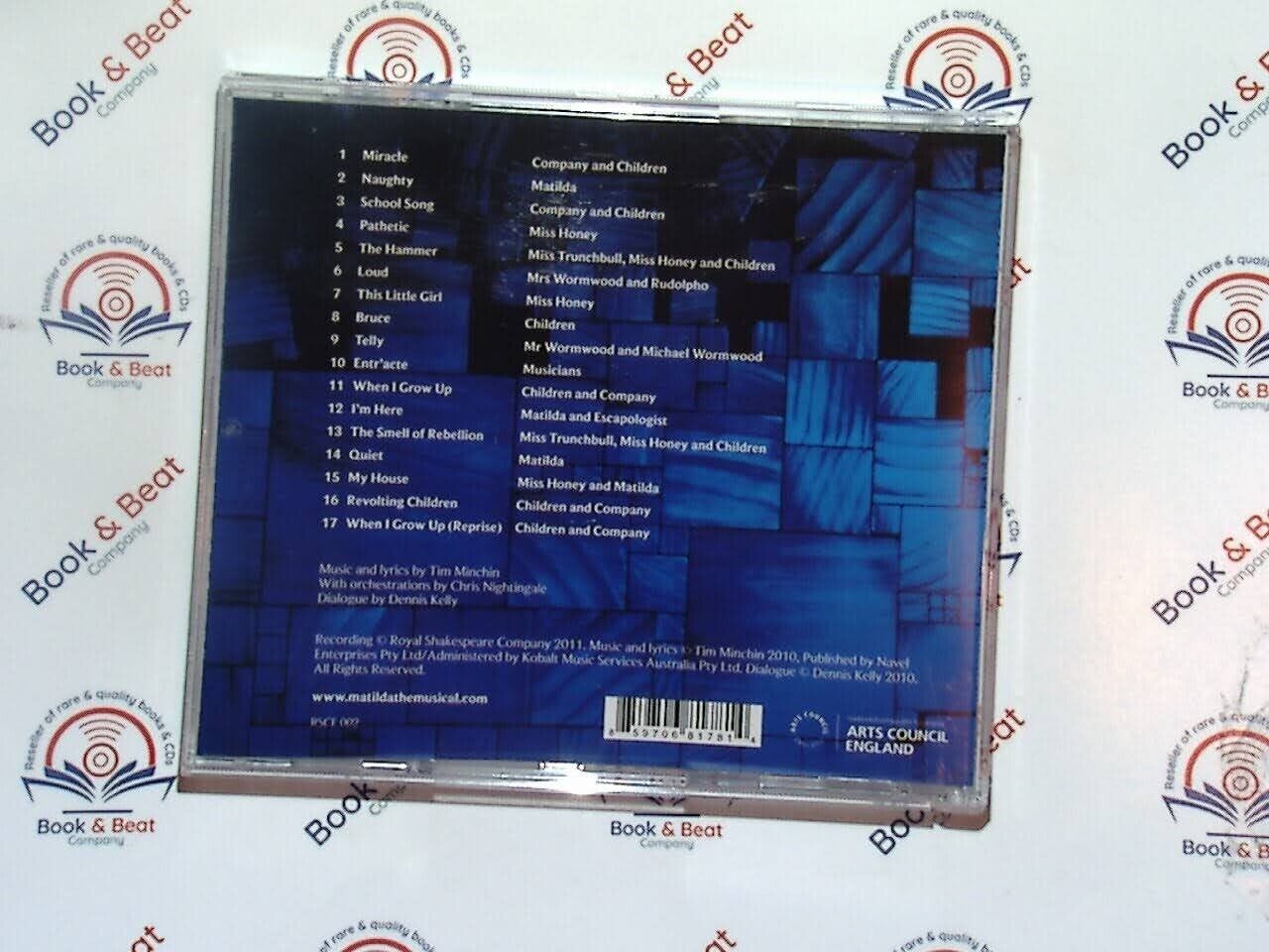 Tim Minchin - Matilda The Musical Original London Cast RSC CD VGC