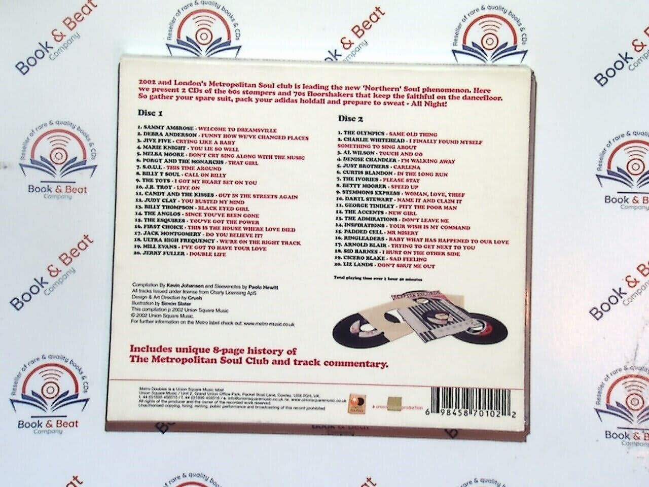 Various - Soul All Nighter 60's Stompers & 70s Dancefloor Classics 2CD Mint