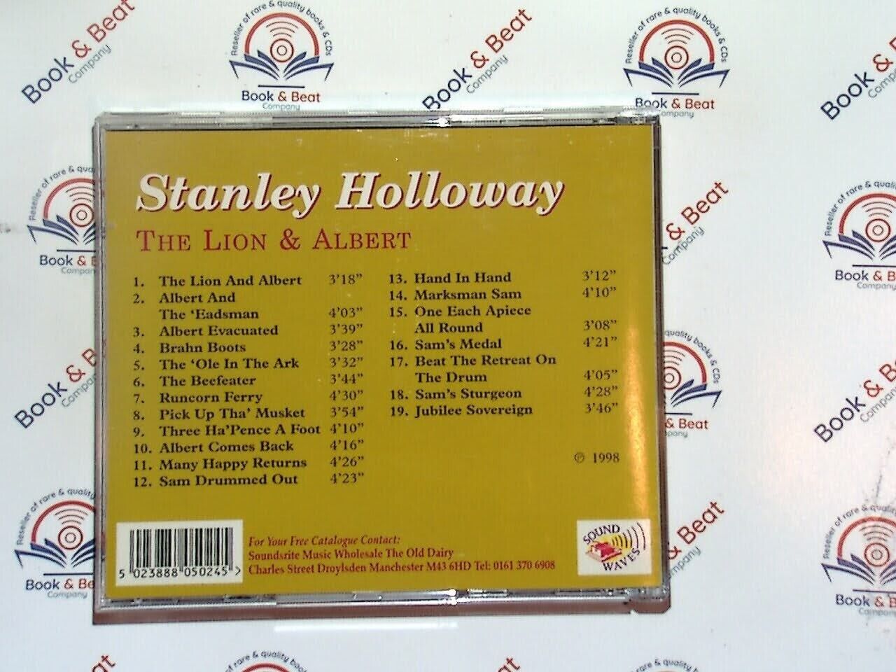 Stanley Holloway - The Lion & Albert CD Mint