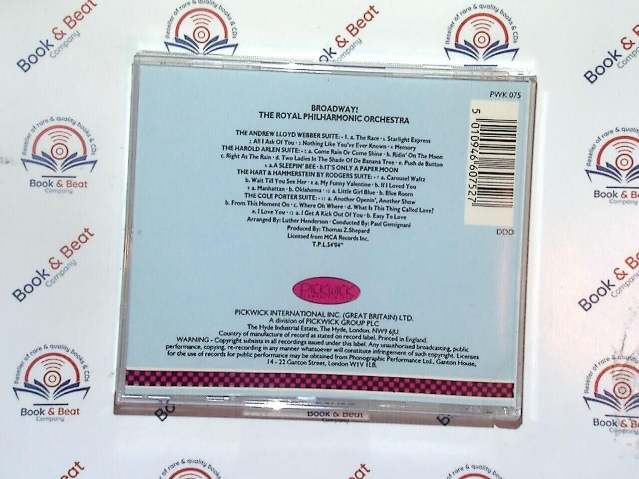 The Royal Philharmonic Orchestra - Broadway! CD Mint