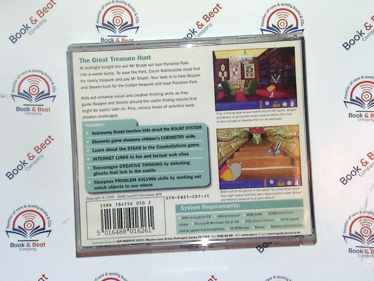 The Great Treasure Hunt (Play & Learn Volume 2) GSP Classics CD-Rom VGC