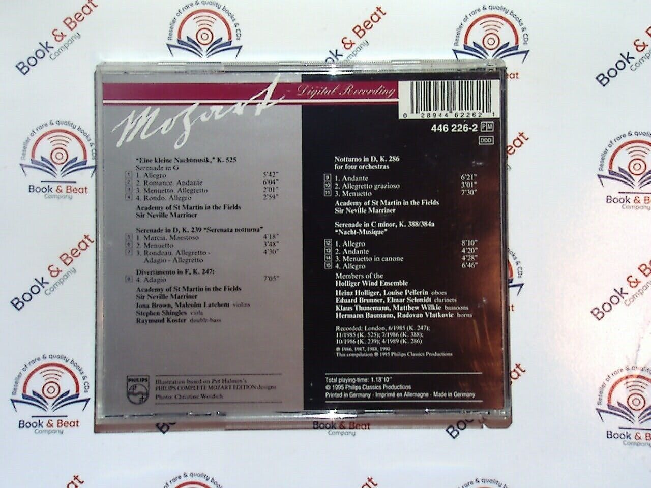 Mozart : Serenades - Sir Neville Marriner CD Mint