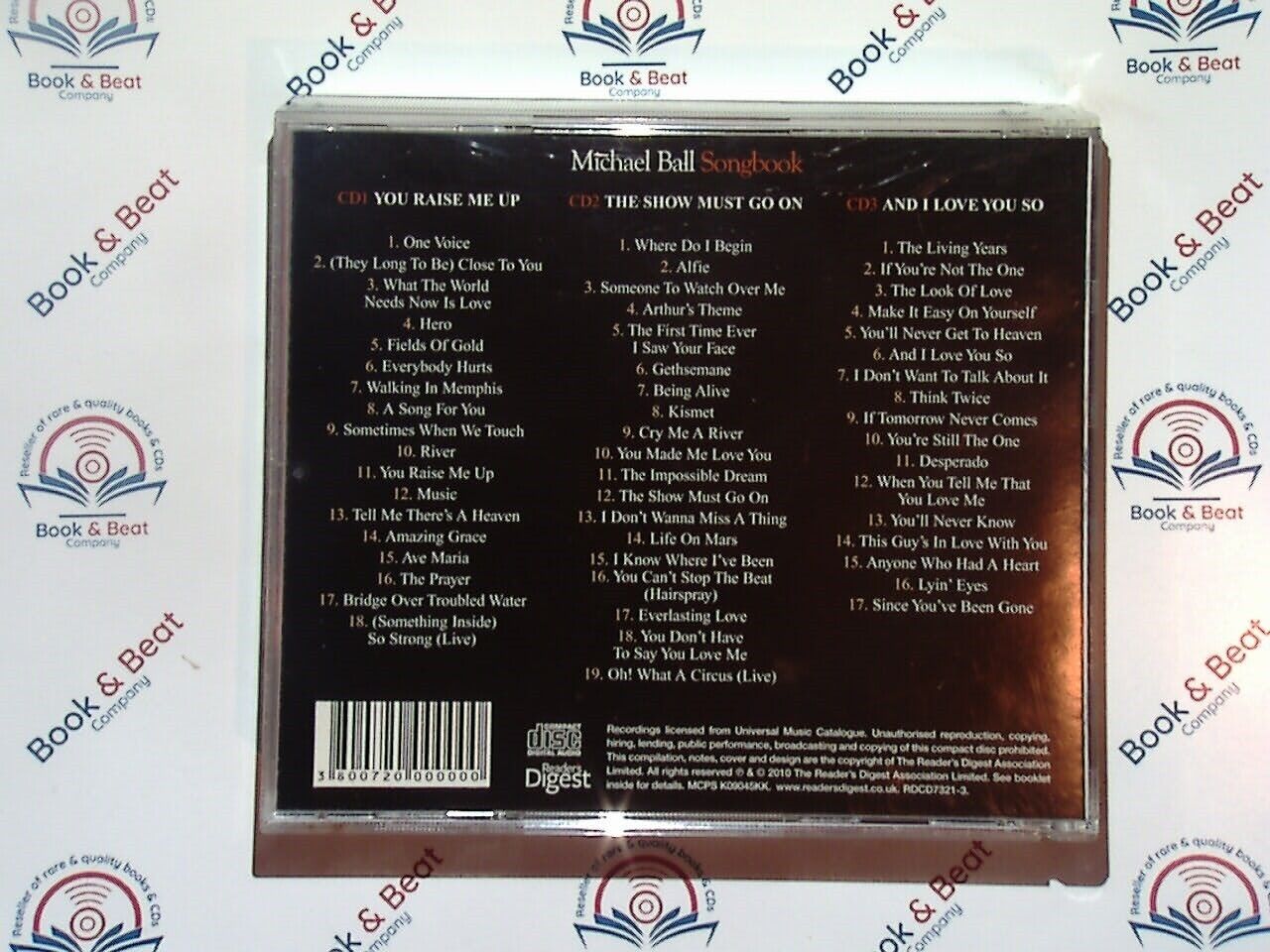 Michael Ball - Songbook (Reader's Digest) 3CD VGC