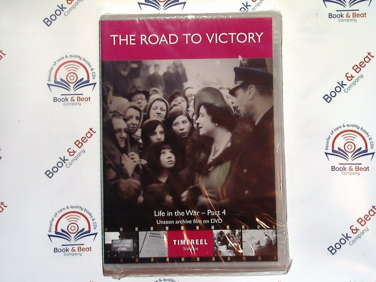3 x The Road To Victory - Life In the War DVDs Parts 1,2 & 4 New & Sealed