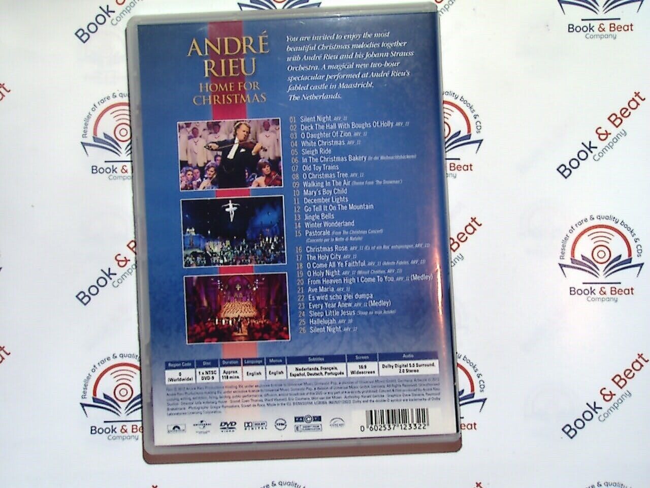 2 x Andre Rieu DVDs The Christmas I Love & Home For Christmas Mint