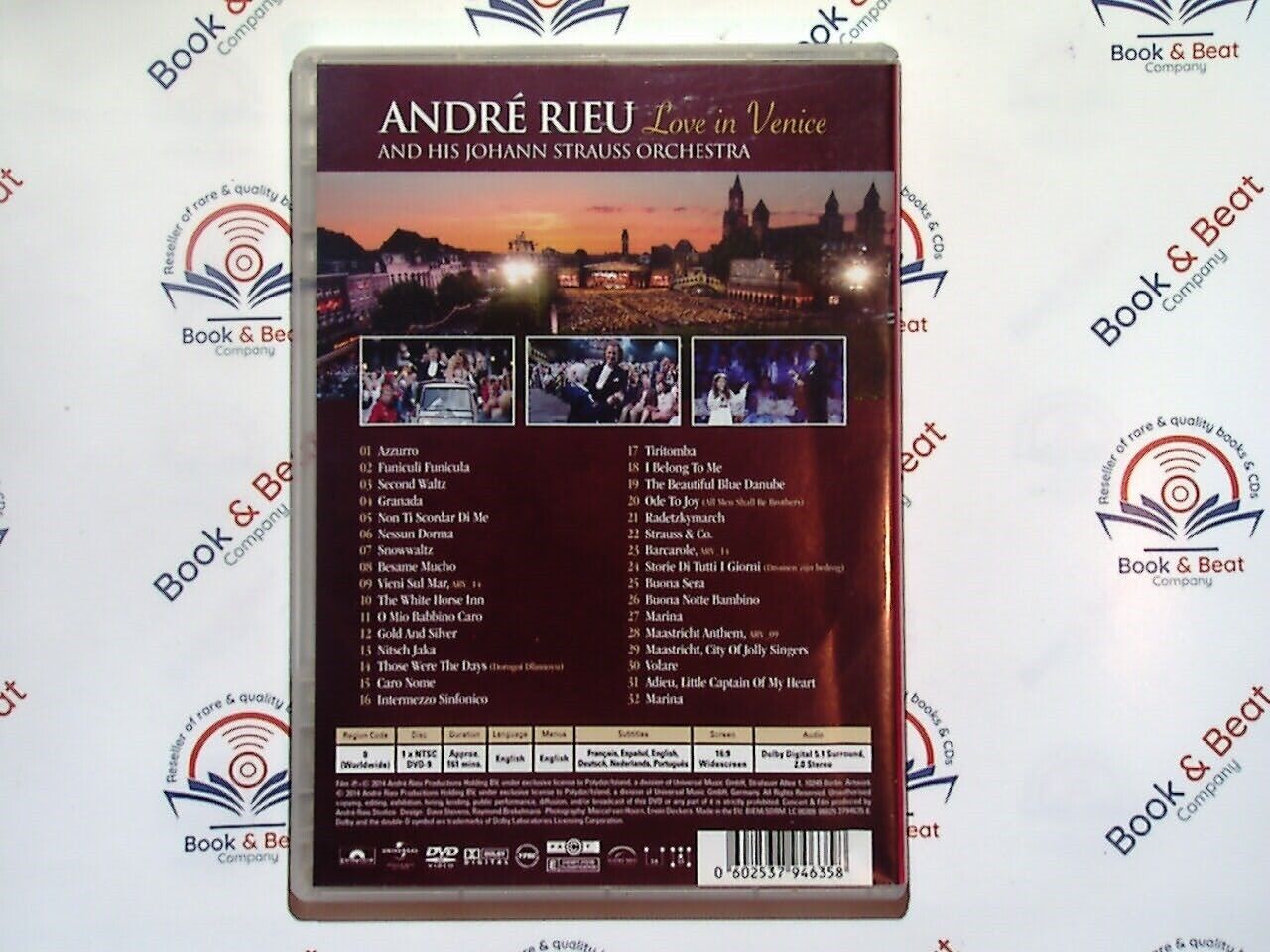 2 x André Rieu DVDs - Happy Birthday! & Love In Vienna Nr Mint