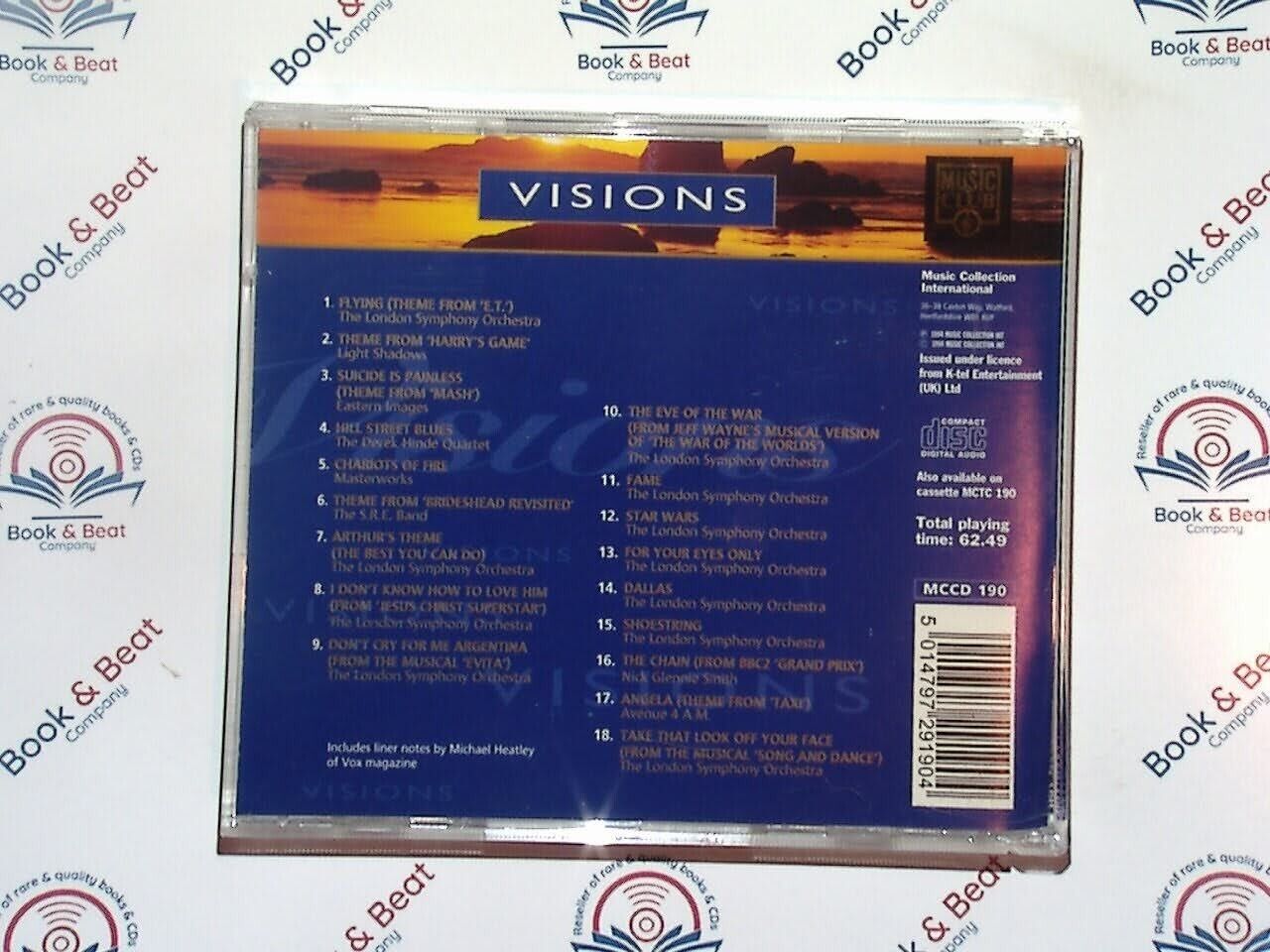 Various - Visions : 18 wonderful Film & T.V. Themes CD Mint