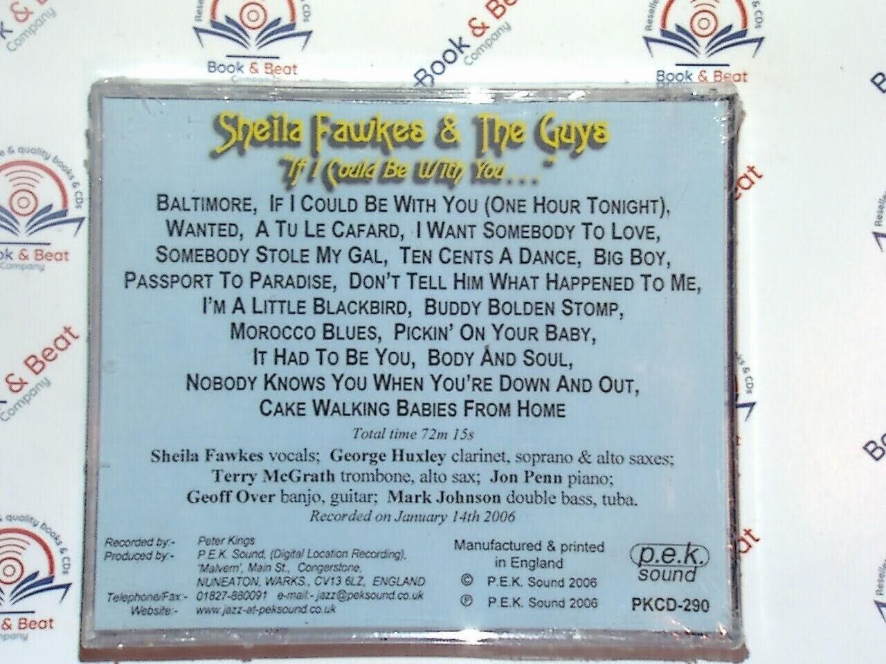 Sheila Fawkes & The Guys - If I Could Be With You CD New & Used