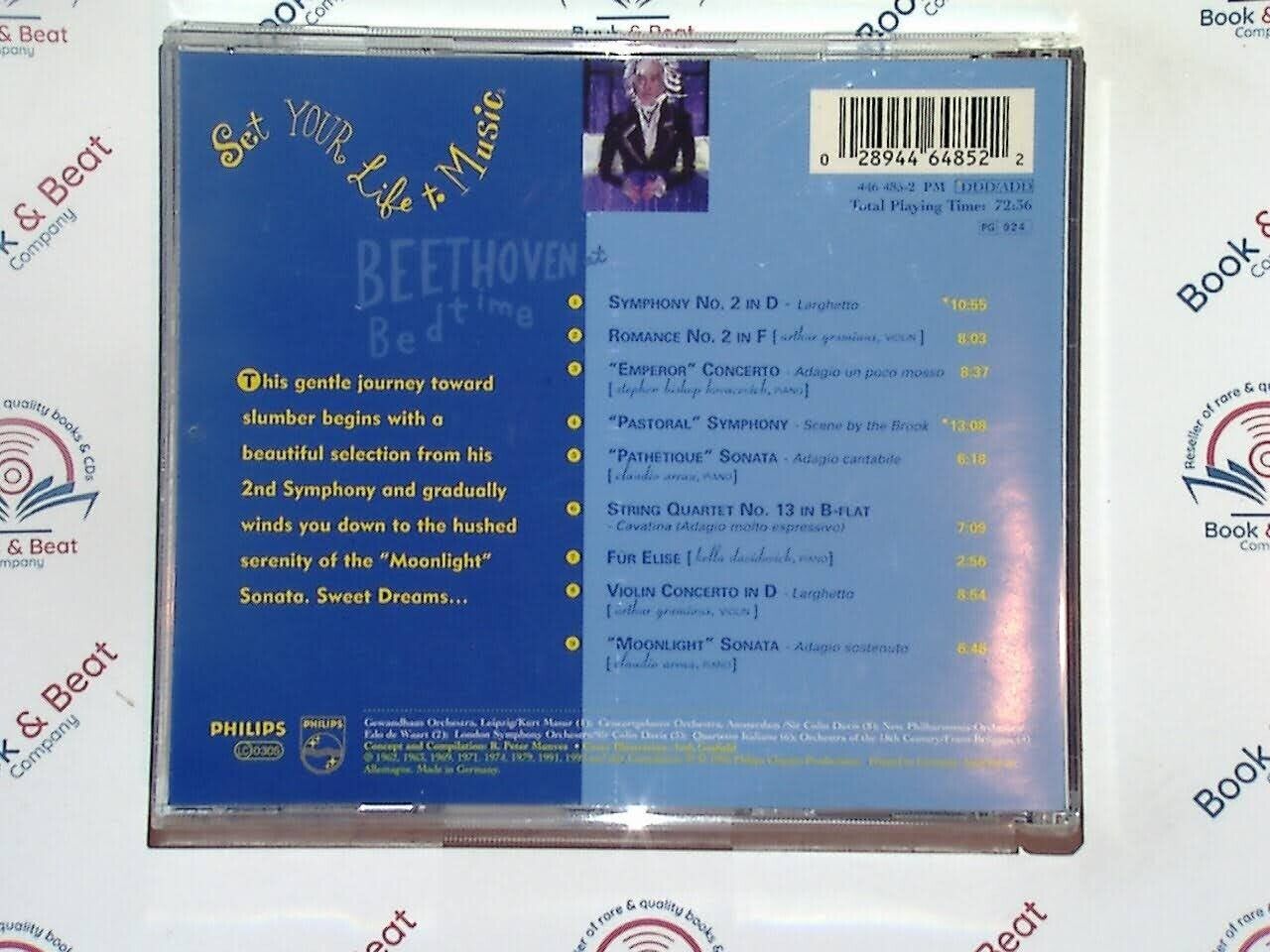 Various - Beethoven At Bedtime, A Gentle Prelude To Sleep CD Mint