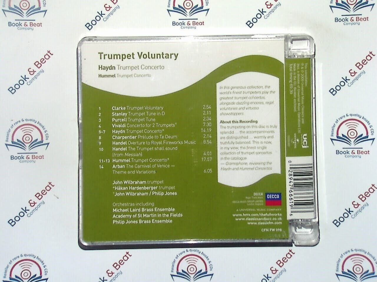 Trumpet Voluntary - Haydn & Hummel (Classic FM) Concertos CD Mint