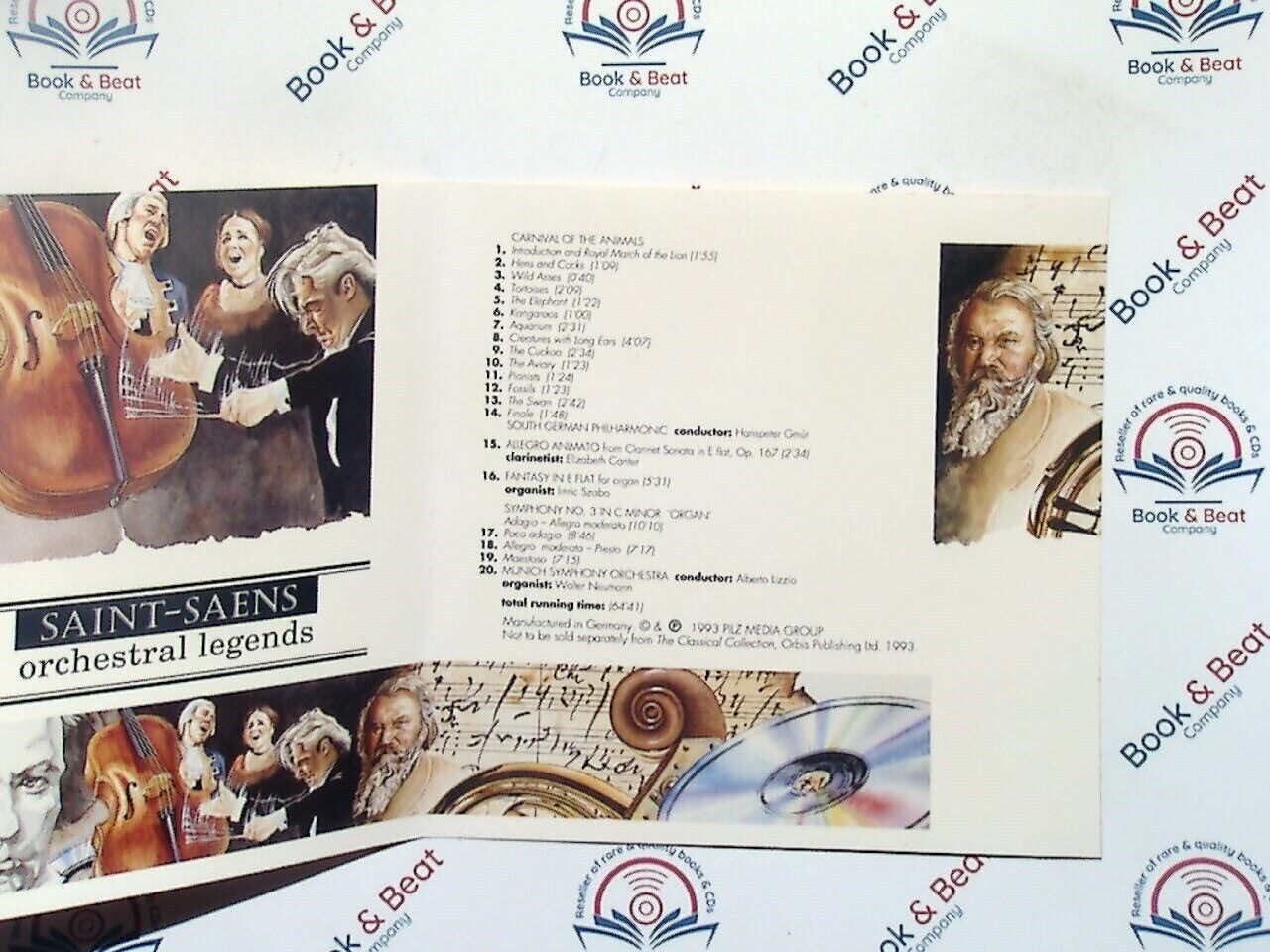 Saint-Saens : Orchestral Legends (The Classical Collection #20) CD Mint
