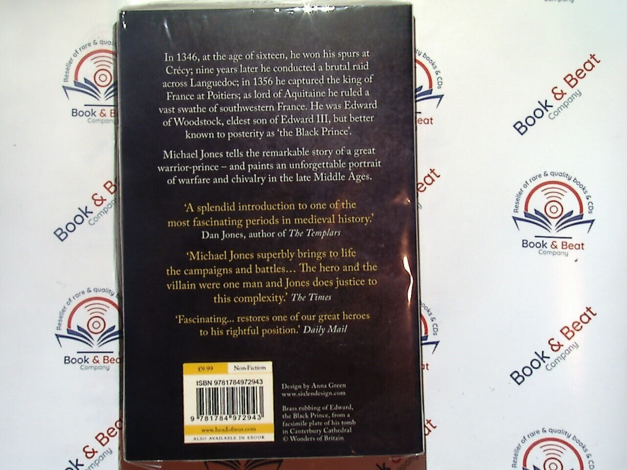 The Black Prince - Michael Jones PB New