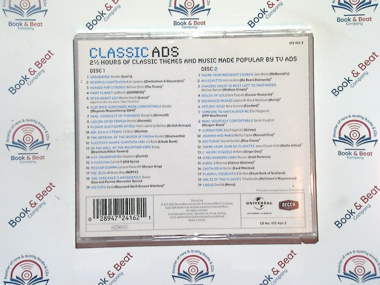 Various - Classic Ads 2CD Nr Mint