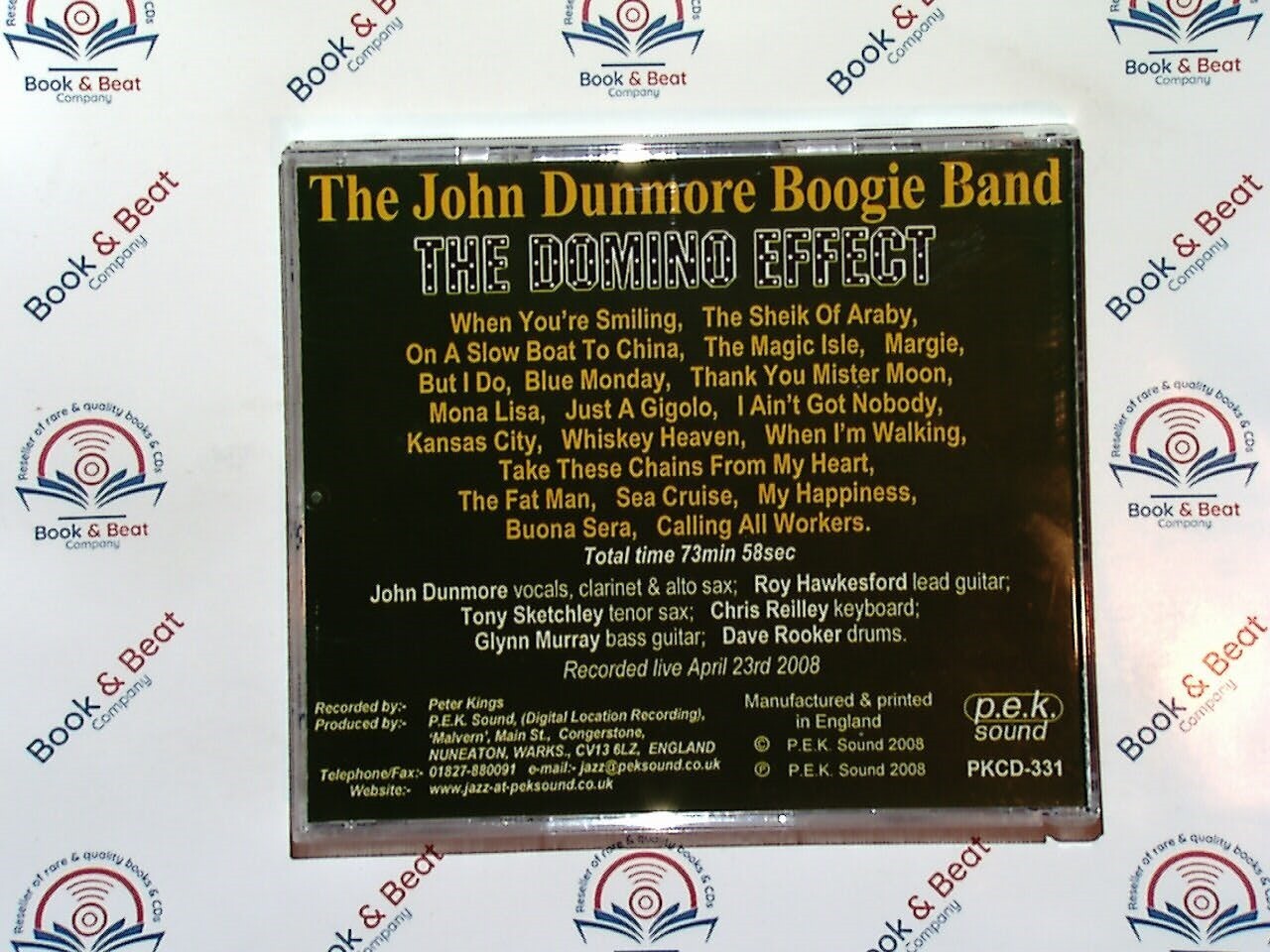 The John Dunmore Boogie Band - The Domino Effect CD VGC