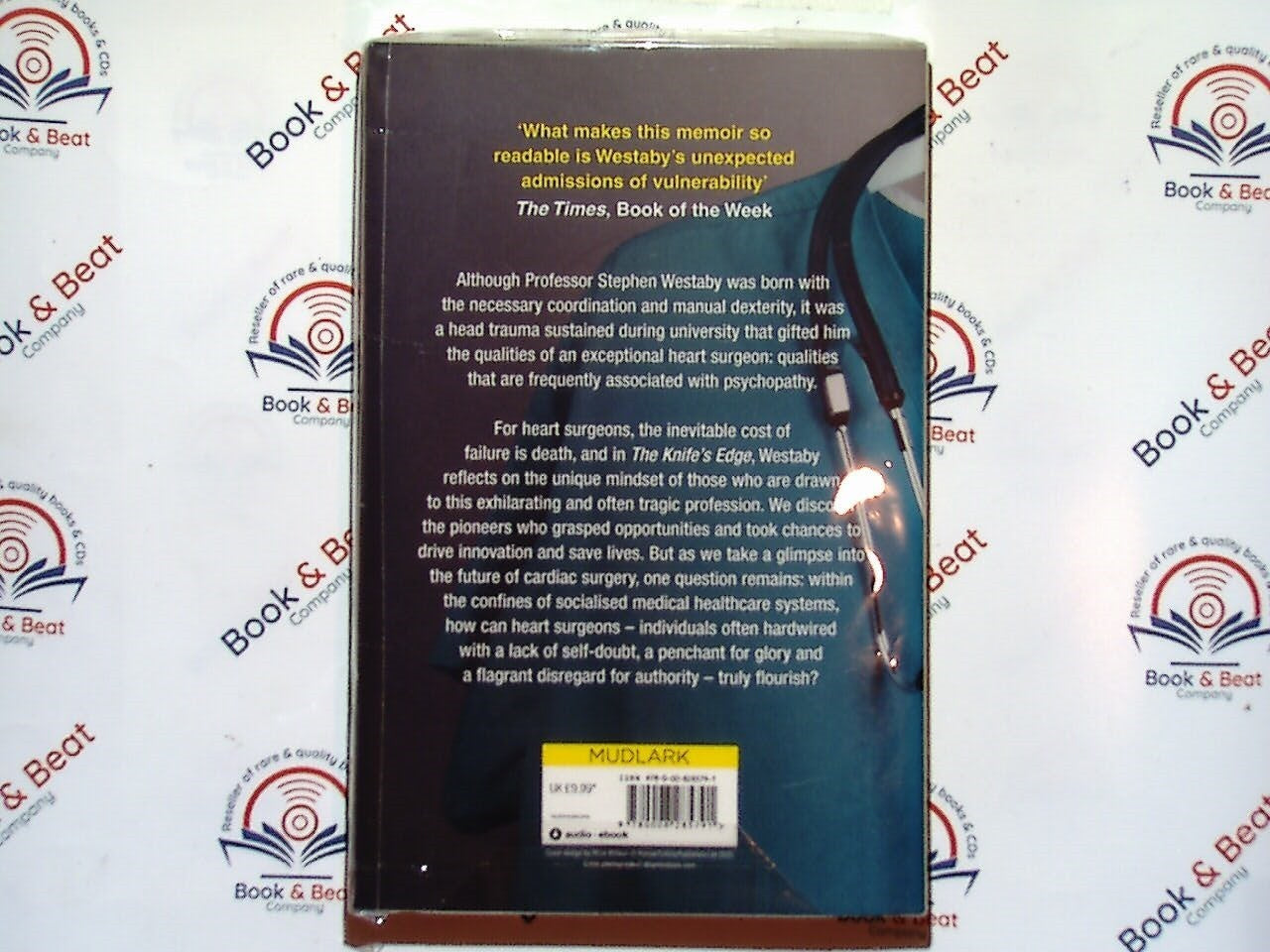 The Knife’s Edge: The Heart & Mind of a Cardiac Surgeon - Stephan Westaby PB New