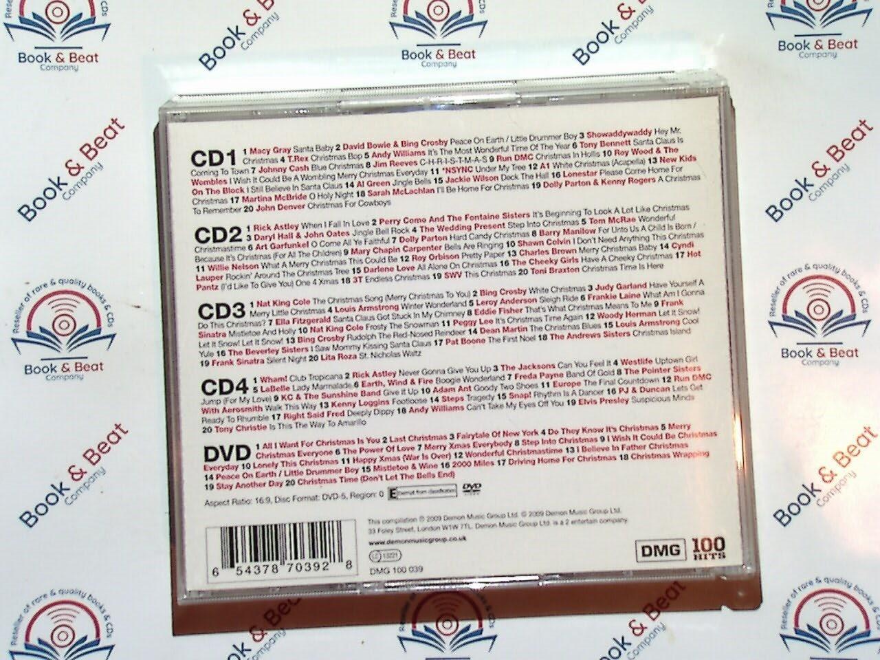 100 Hits - Christmas : Classics & Party Kits, Karaoke DVD + 4CD Nr Mint