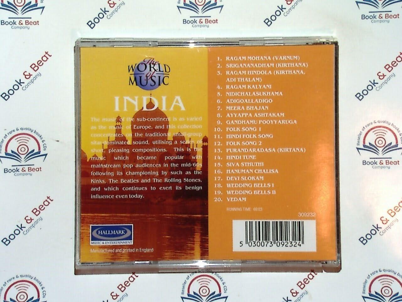 World of Music : India Hypnotic Rhythms & Subtle Melodies CD Mint