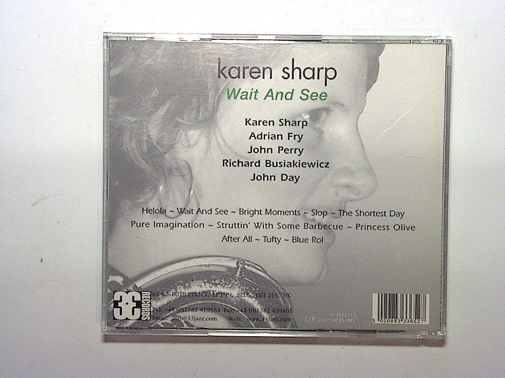 Wait and See CD - Karen Sharp Mint Jazz