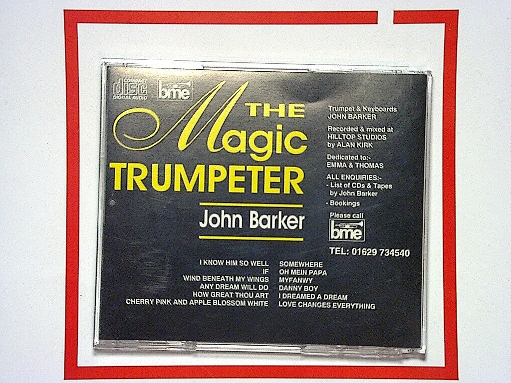 THE MAGIC TRUMPETER - JOHN BARKER CD Mint Rare