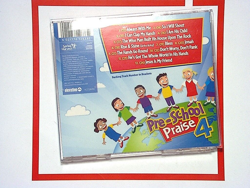 Spring Harvest Pre School Praise 4 CD Mint