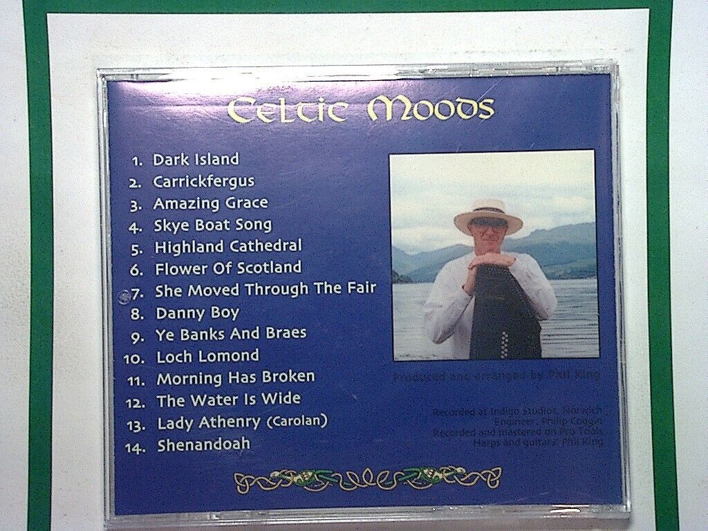 Phil King Autoharp Celtic Moods CD Mint
