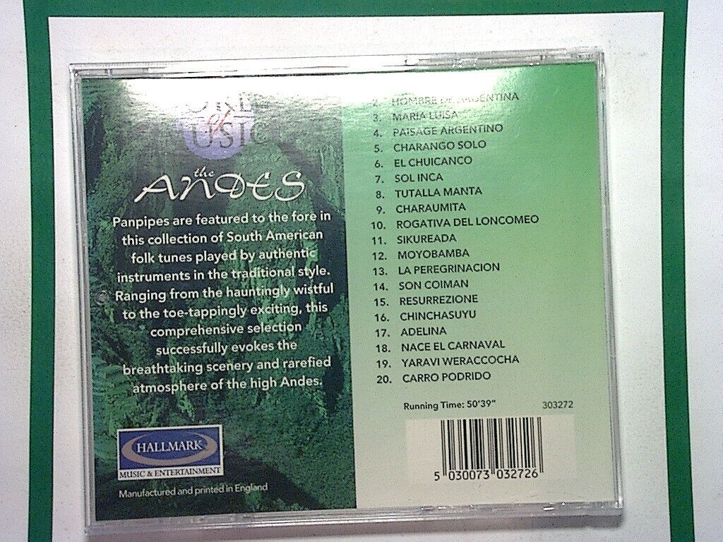 Various Artists - World of Music (Andes, 1998) CD Mint