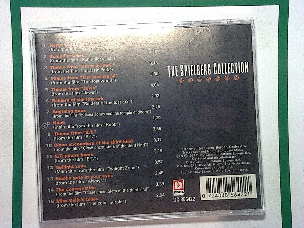 Silver Screen Orchestra Spielberg Collection CD Mint