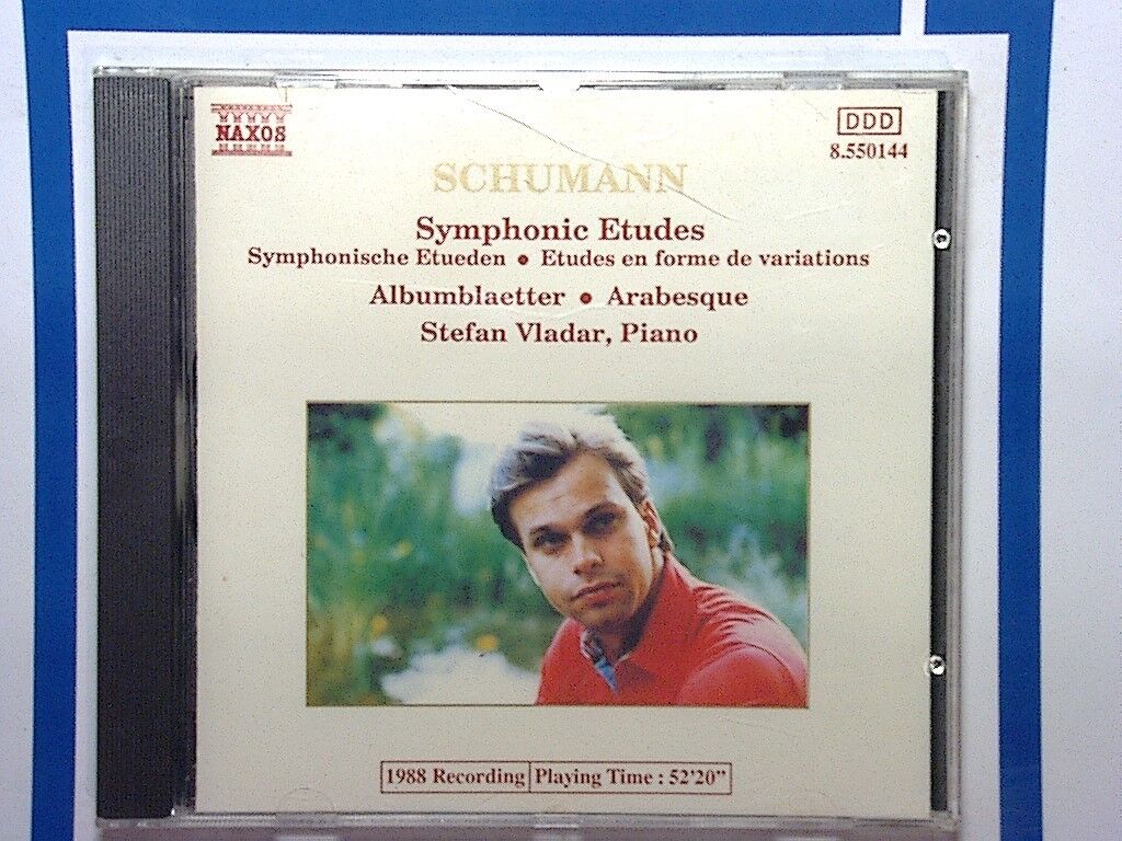 VLADAR STEFAN Schumann: Symphonic Etudes CD Mint