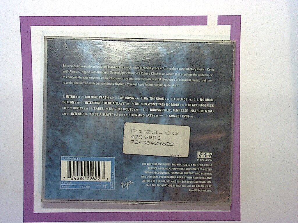 Sacred Spirit - Vol.2 (Culture Clash, 1997) CD Nr mint
