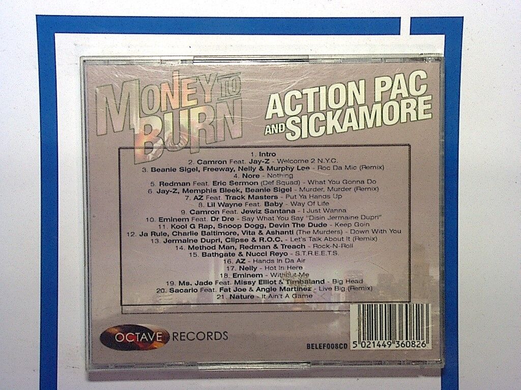 Action Pac - Money to Burn (2003) Cd Mint