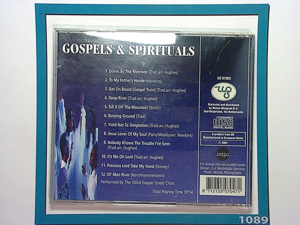 103rd Street Gospel Choir Gospels and Spirituals CD Mint