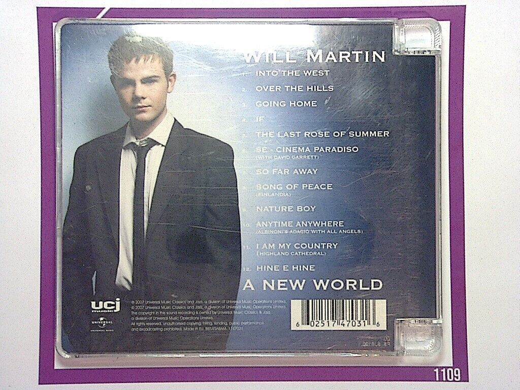 Will Martin A New World CD Mint (Gift Option)*