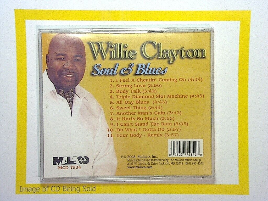 Willie Clayton Soul & Blues CD Mint