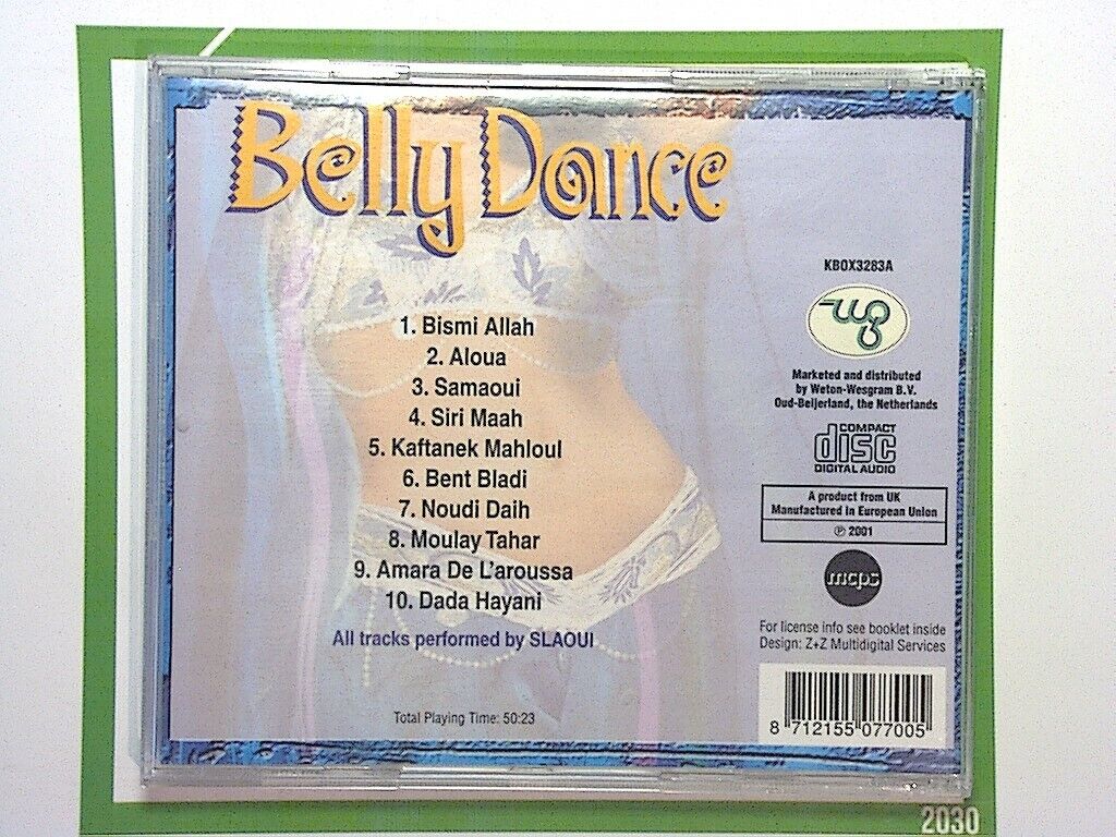 Slaoui : Belly Dance (CD) Like New
