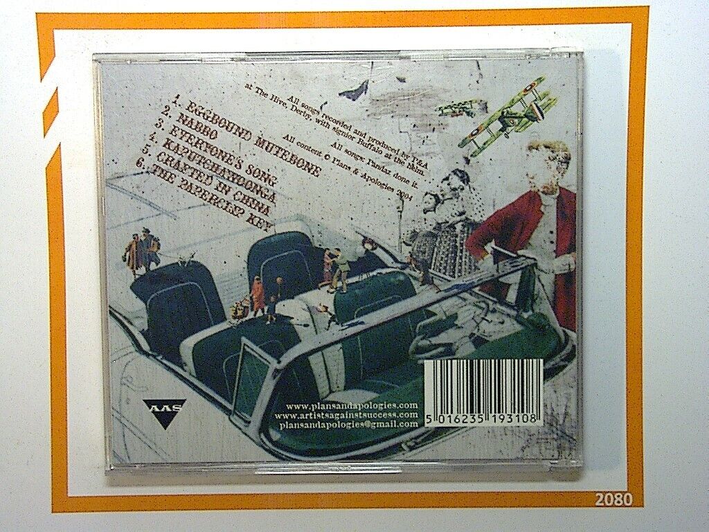 Tree Dee Pee EP Plans & Apologies CD Mint