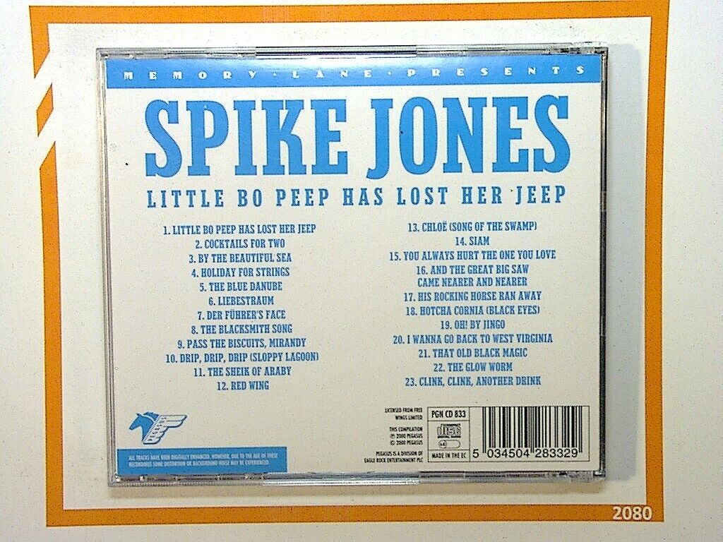 Spike Jones Little Bo Peep Has Lost Her Jeep Cd Mint