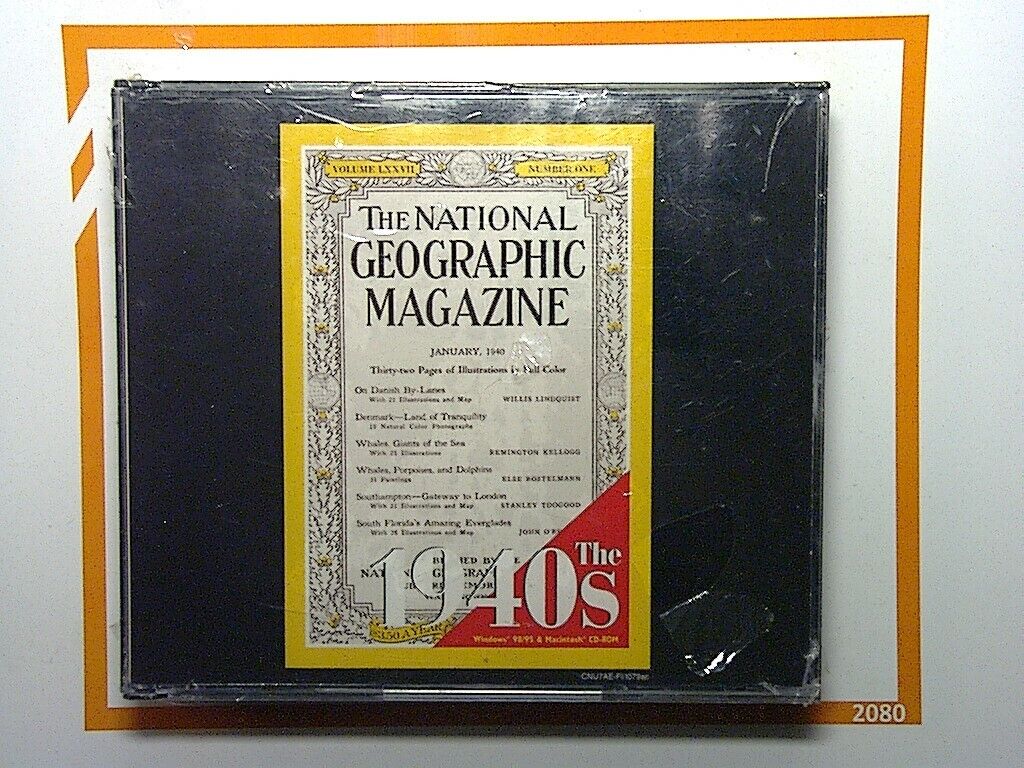 A decade of National Geographic Magazine on CD-ROM The 1940s New & sealed