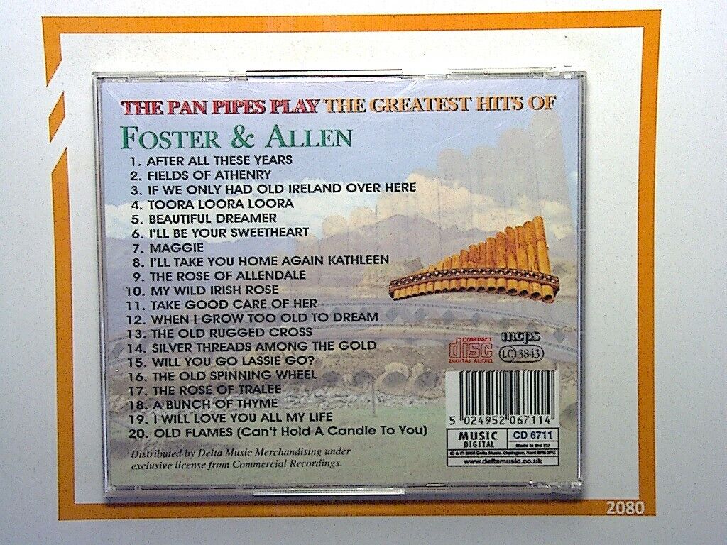 Pan Pipes play the Greatest Hits of Foster & Allen CD Nr Mint
