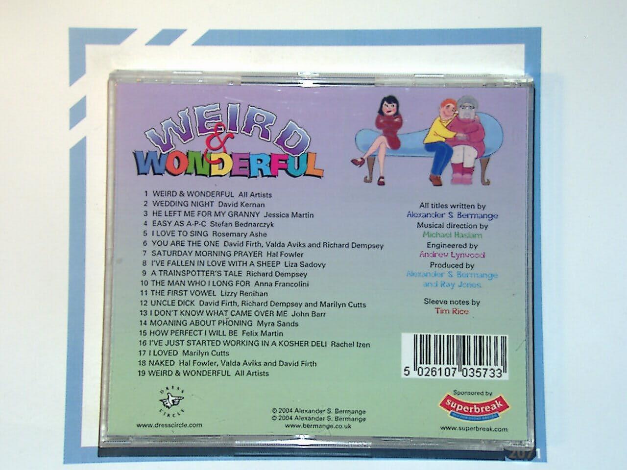 Weird & Wonderful - Songs by Alexander S. Bermange CD Mint