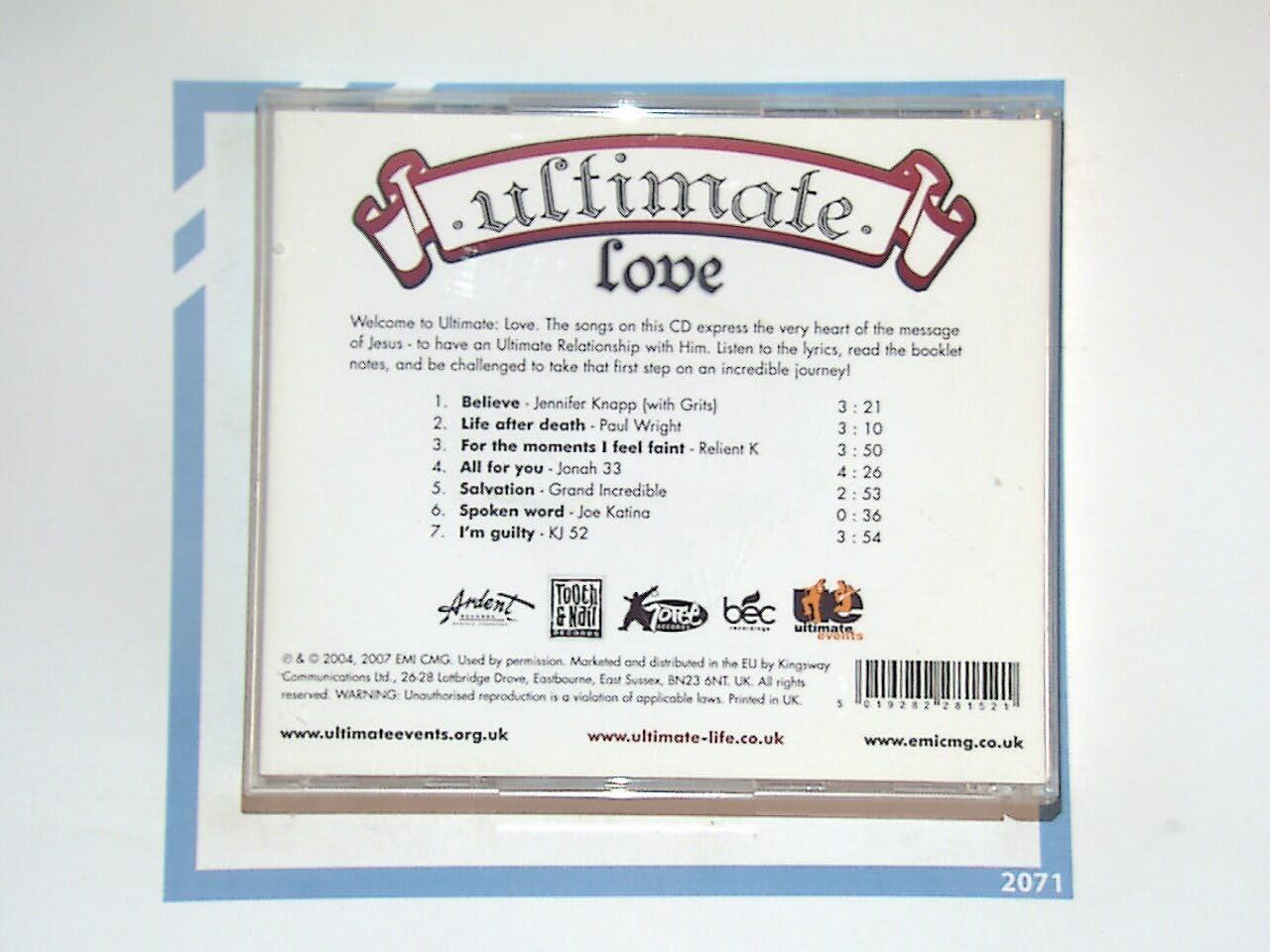 Various - Ultimate Love Christian CD Mint